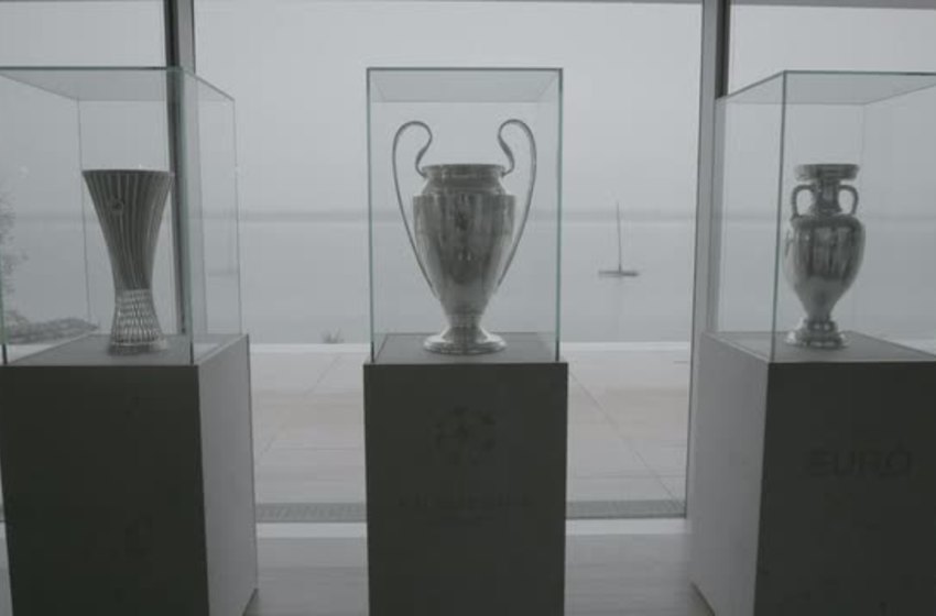Soccer News Uefa Europa Conference League Trophy Is Unveiled Ceferin On New Competition Video Sendtonews